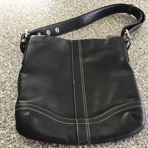 Coach shoulder/crossbody leather bag